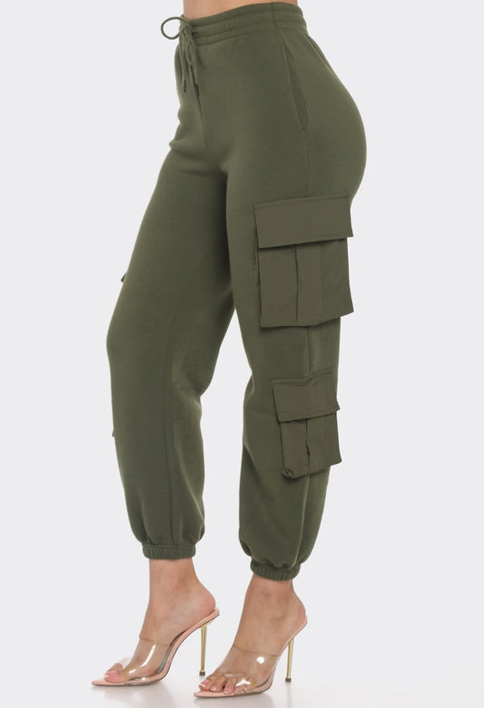 Multi-Cargo Fleece joggers